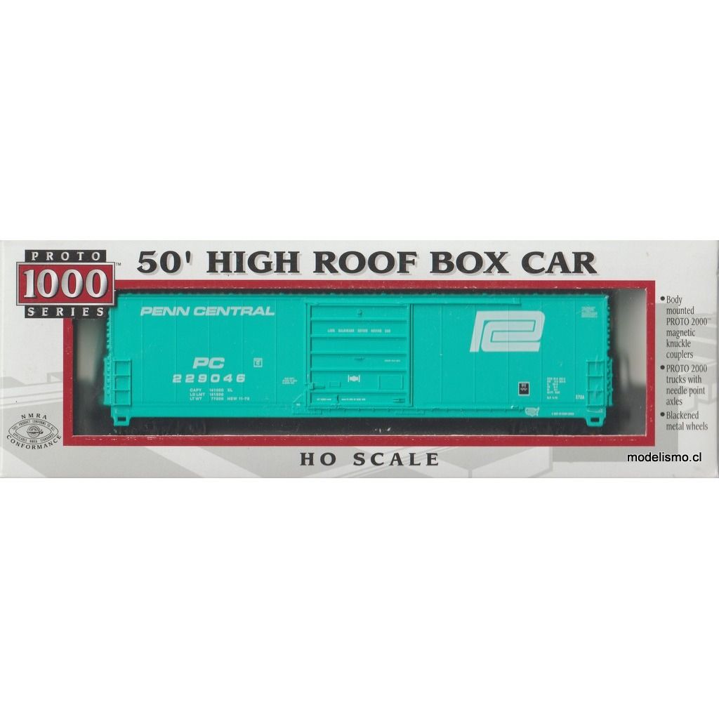 Proto 1000 23942/PC #229046 50' HIGH ROOF BOX CAR Proto 1000 23942/PC #229046 50' HIGH ROOF BOX CAR