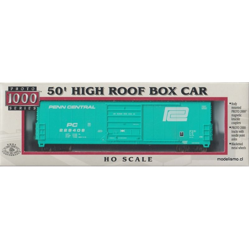 Proto 1000 23944/PC #229408 50' HIGH ROOF BOX CAR Proto 1000 23944/PC #229408 50' HIGH ROOF BOX CAR