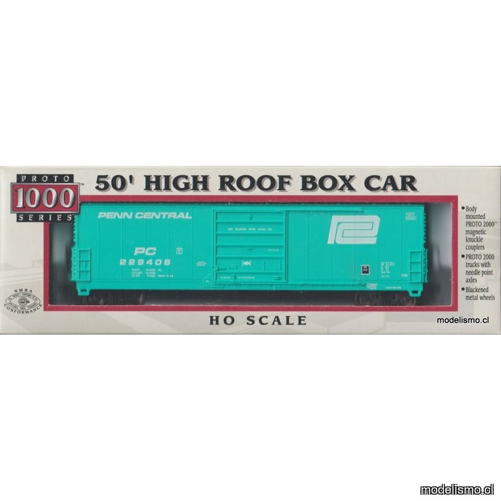 Proto 1000 23944/PC #229408 50' HIGH ROOF BOX CAR Proto 1000 23944/PC #229408 50' HIGH ROOF BOX CAR