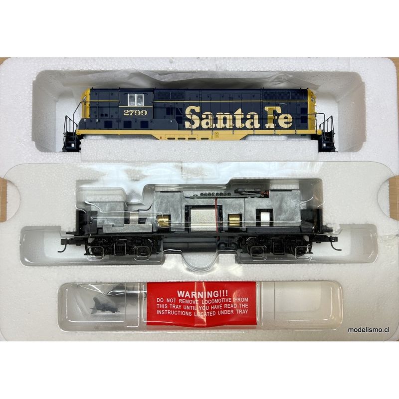 Proto 2000 GP7 Locomotive 23037 Atchison, Topeka and Santa Fe #2799 Phase II 2nd Release - DCC Ready
