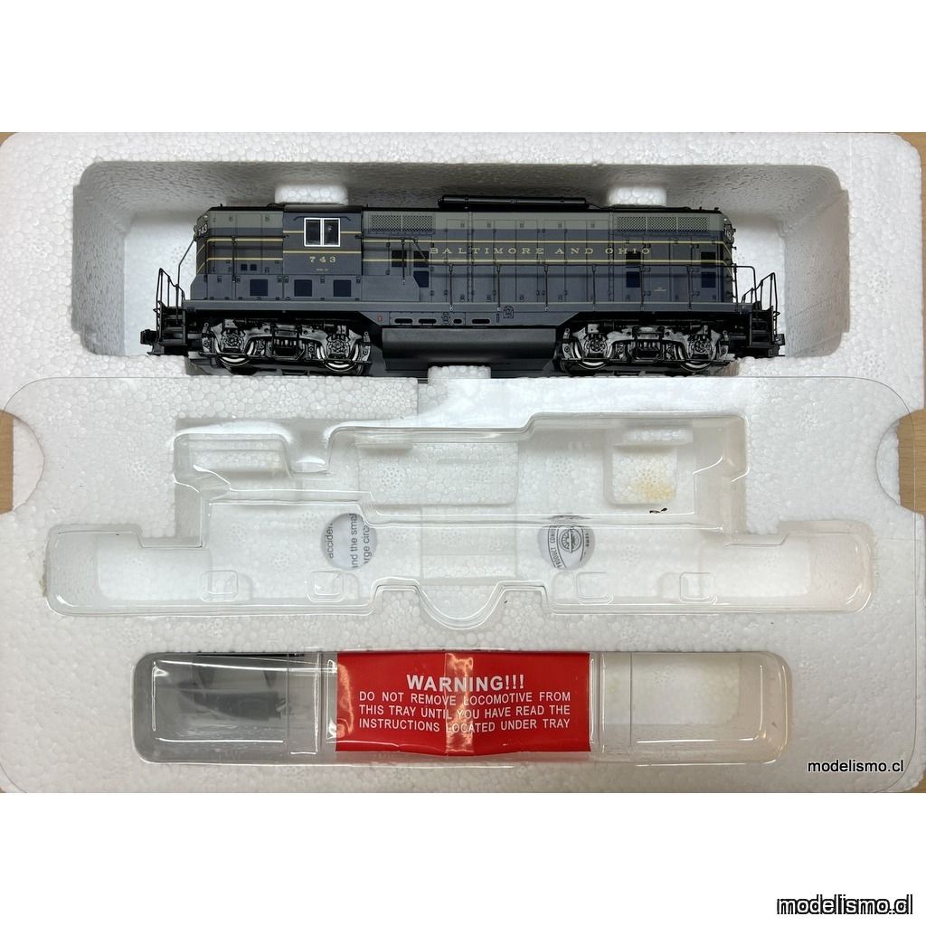 Proto 2000 GP7 Locomotive 23243 Baltimore and Ohio Railroad #743 w/Steam Generator - DCC Ready Proto 2000 GP7 Locomotive 23243 Baltimore and Ohio Railroad #743 w/Steam Generator - DCC Ready