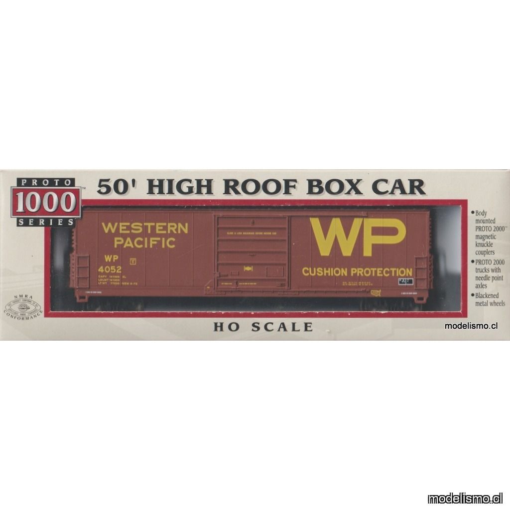 Proto 1000 23945/WP #4052 50# HIGH ROOF BOX CAR Proto 1000 23945/WP #4052 50# HIGH ROOF BOX CAR