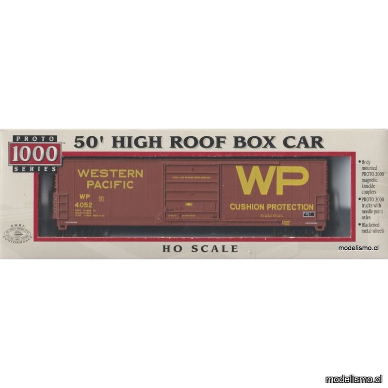 Proto 1000 23945/WP #4052 50# HIGH ROOF BOX CAR Proto 1000 23945/WP #4052 50# HIGH ROOF BOX CAR
