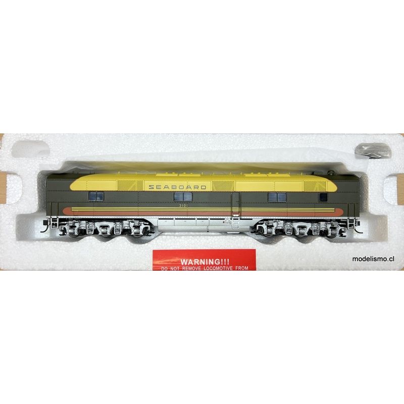 Proto 2000 E6B Locomotive 23236 Seaboard Air Line Railroad #3101 Unpowered B-unit - sin motor