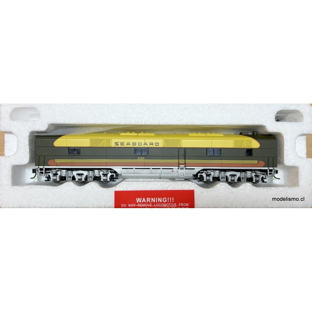 Proto 2000 E6B Locomotive 23237 Seaboard Air Line Railroad #3104 Unpowered B-unit - sin motor Proto 2000 E6B Locomotive 23237 Seaboard Air Line Railroad #3104 Unpowered B-unit - sin motor