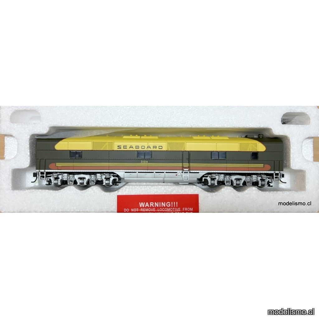 Proto 2000 E6B Locomotive 23237 Seaboard Air Line Railroad #3104 Unpowered B-unit - sin motor Proto 2000 E6B Locomotive 23237 Seaboard Air Line Railroad #3104 Unpowered B-unit - sin motor