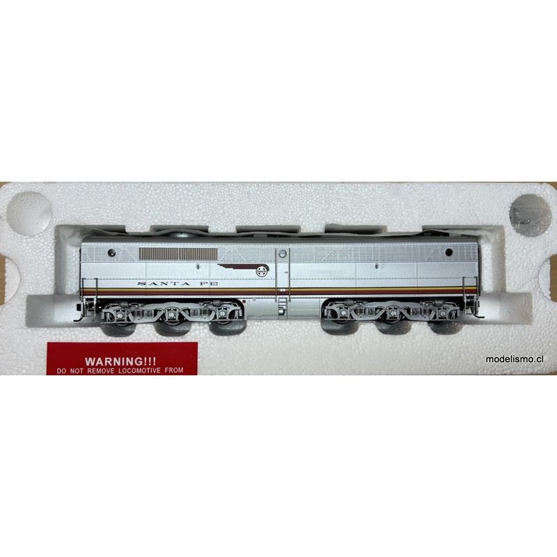 Proto 2000 PB Locomotive 21654 Atchison, Topeka and Santa Fe #51A Unpowered B-unit w/Dynamic Brakes - sin motor