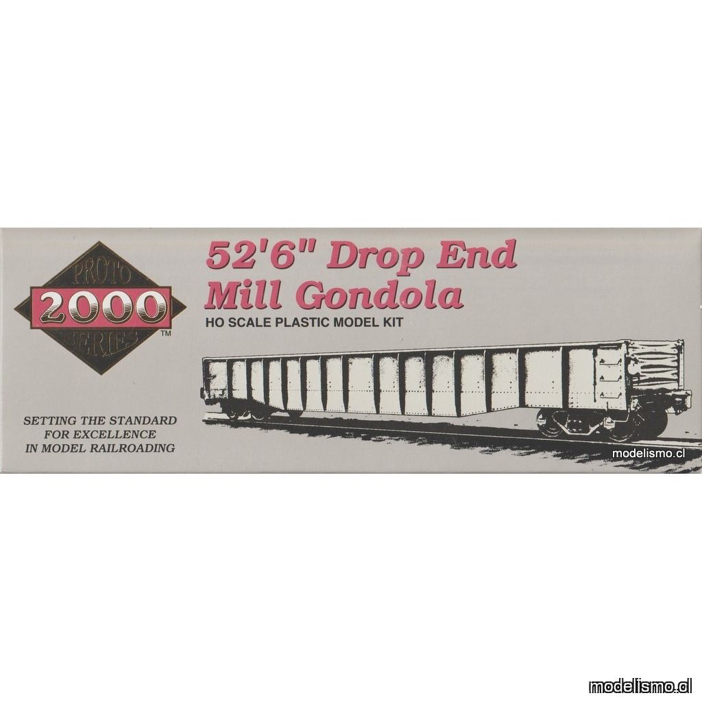 Proto 2000 52'6" Drop End Mill Gondola RI #1492 - Kit Proto 2000 52'6" Drop End Mill Gondola RI #1492 - Kit