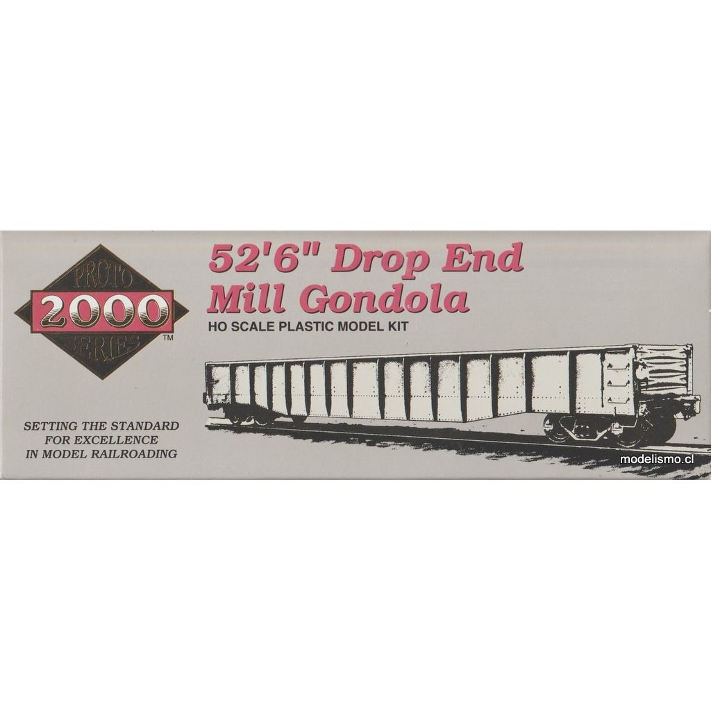 Proto 2000 52'6" Drop End Mill Gondola 8496 RI #1331 - Kit