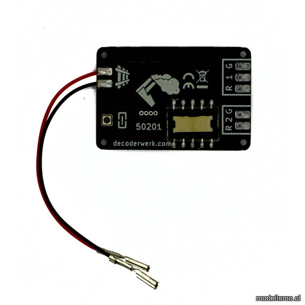 Decoderwerk 50201 Decodificador de señal C-track con relé para conmutar 1 señal Märklin Startup Decoderwerk 50201 Decodificador de señal C-track con relé para conmutar 1 señal Märklin Startup