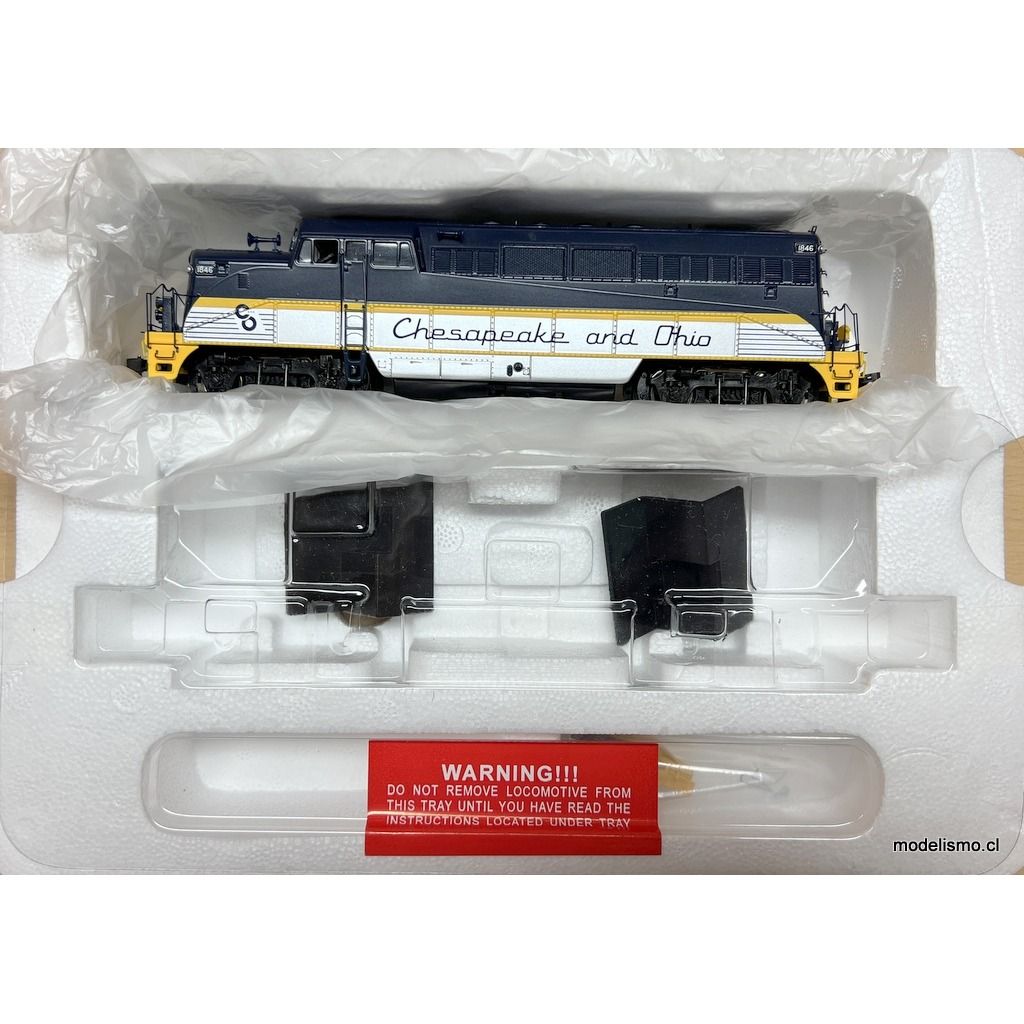 Proto 2000 BL2 Locomotive 30192 Chesapeake and Ohio Railway #1846 - DCC Ready Proto 2000 BL2 Locomotive 30192 Chesapeake and Ohio Railway #1846 - DCC Ready