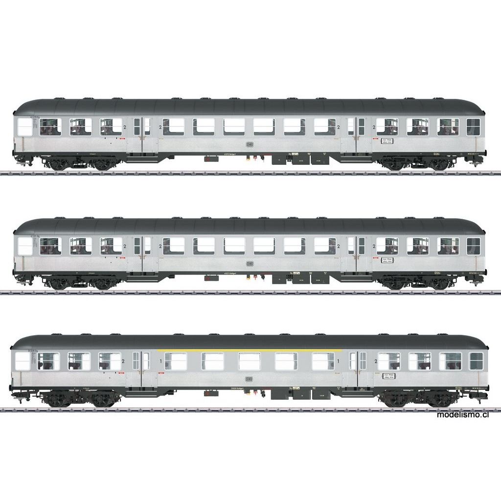 Märklin 58341 Set de coches de cercanías "Plateados" - usado