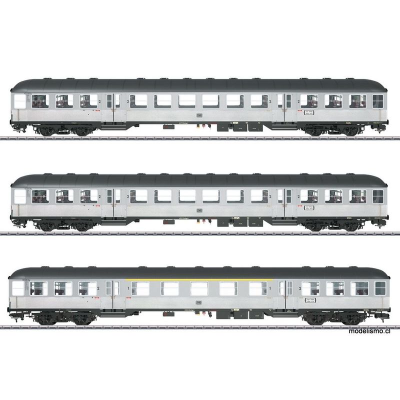 Märklin 58341 Set de coches de cercanías "Plateados" - usado