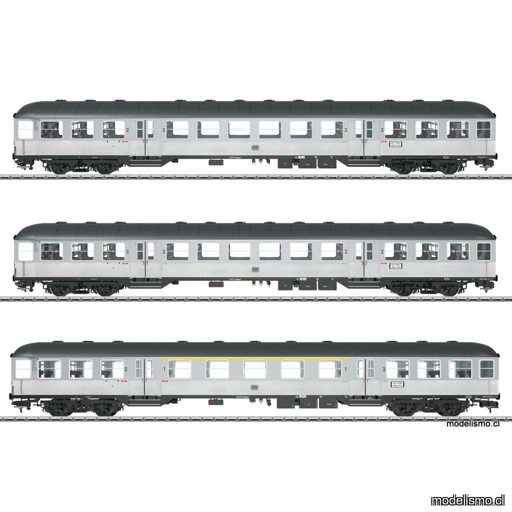 KL Märklin 58341 Set de coches de cercanías "Plateados" - usado