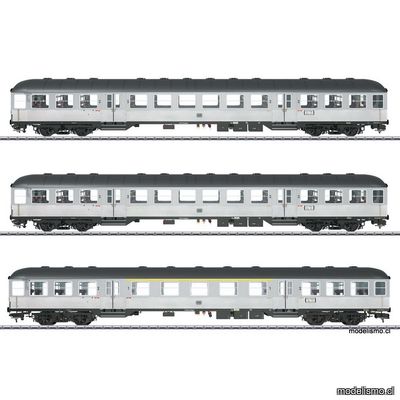 KL Märklin 58341 Set de coches de cercanías "Plateados" - usado KL Märklin 58341 Set de coches de cercanías "Plateados" - usado