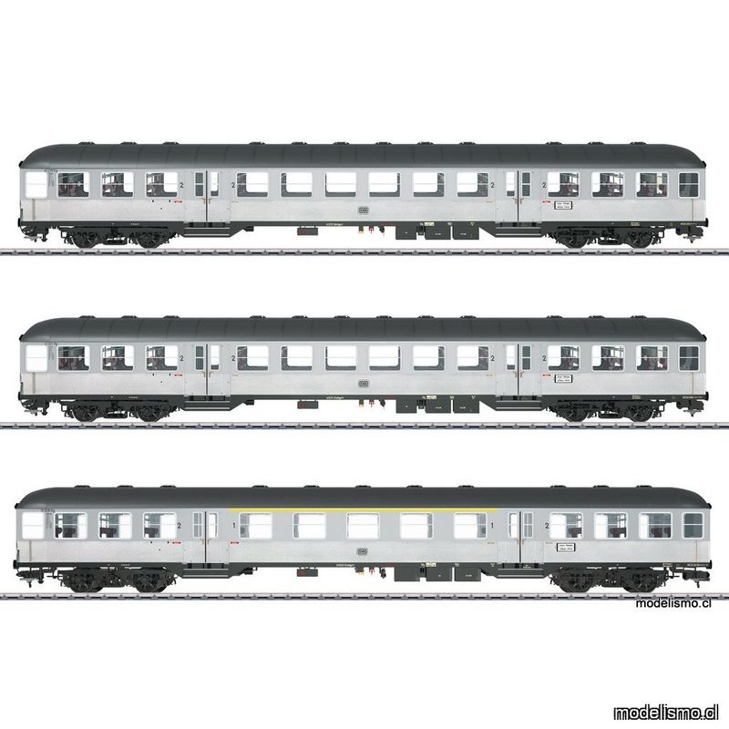 KL Märklin 58341 Set de coches de cercanías "Plateados" - usado