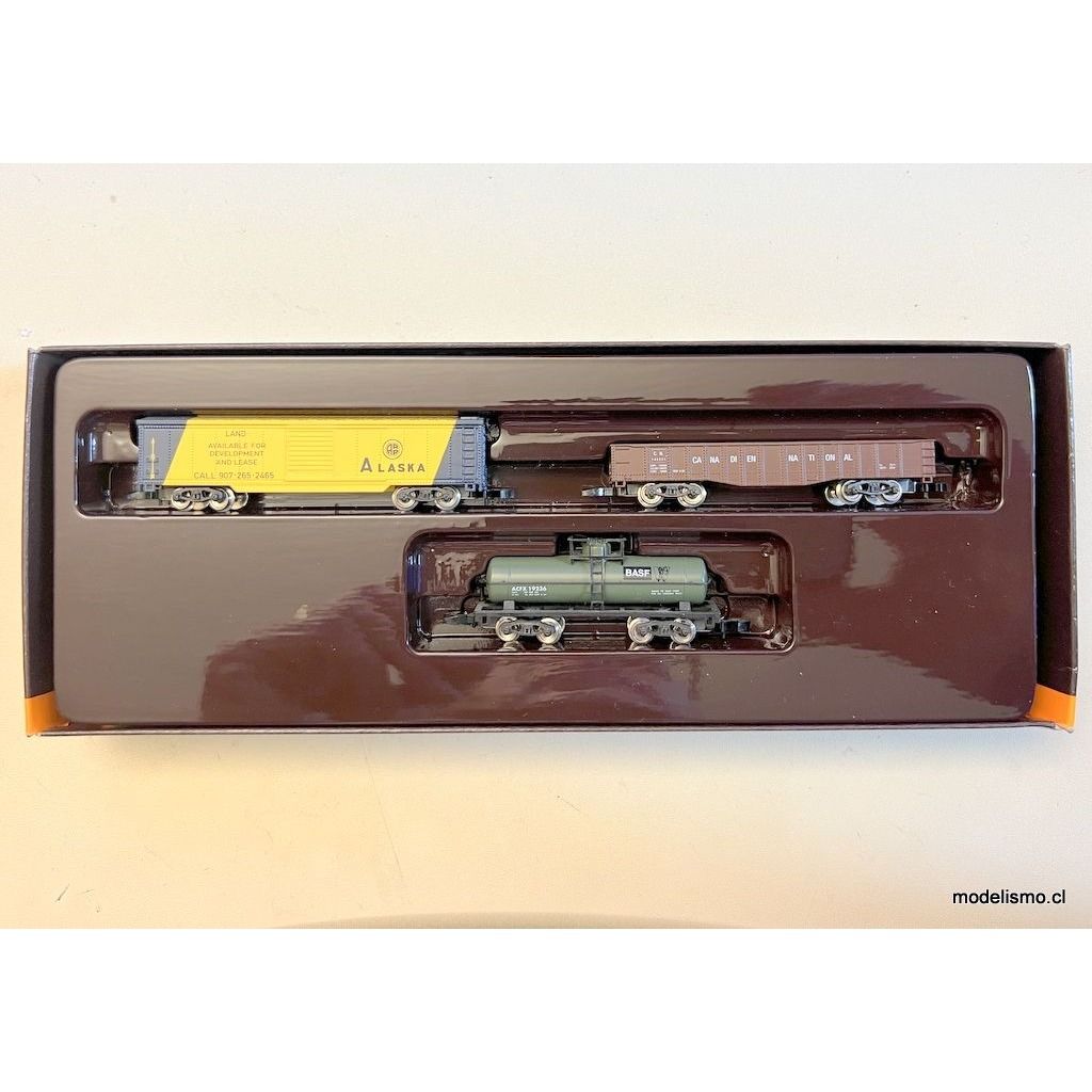 Märklin 8687 Juego de vagones de carga estadounidenses de 3 piezas - usado
