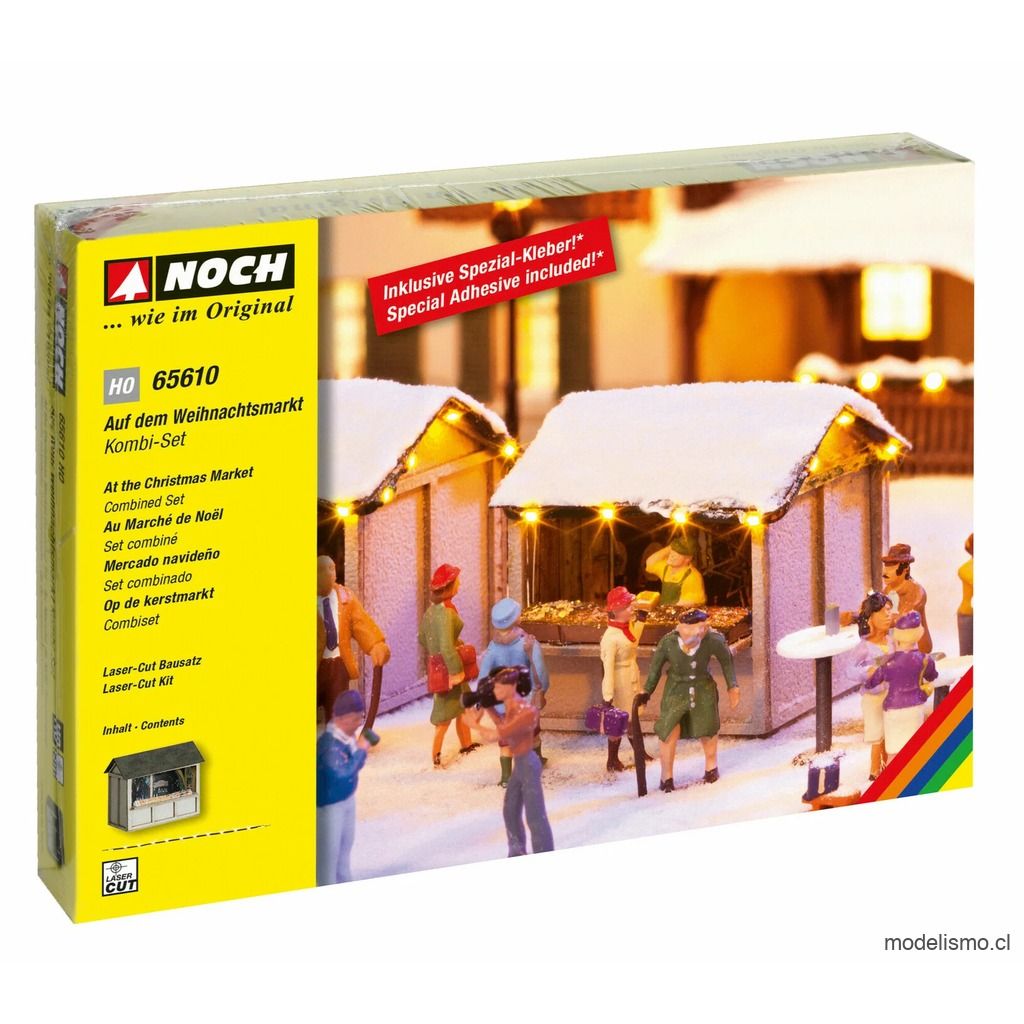 reserva anticipada Noch 65610 Conjunto combinado “En el mercado navideño”