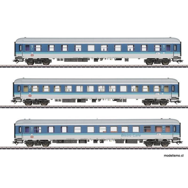 KL Märklin 43900 Set de coches de viajeros InterRegio - usado KL Märklin 43900 Set de coches de viajeros InterRegio - usado
