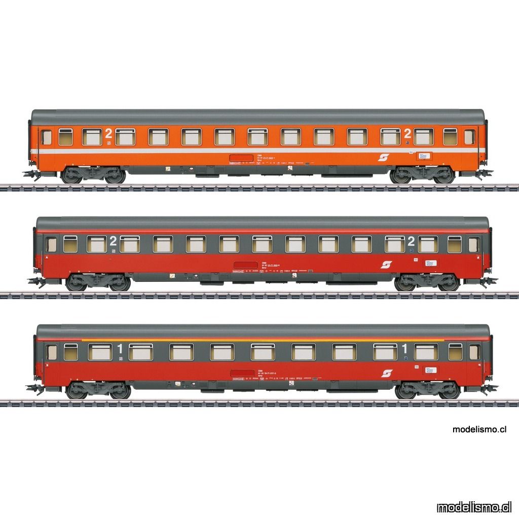 KL Märklin 42894 Coche de pasajeros Set 2 FD Mozart - usado