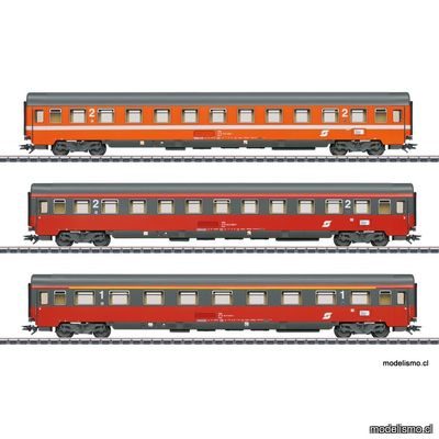 KL Märklin 42894 Coche de pasajeros Set 2 FD Mozart - usado KL Märklin 42894 Coche de pasajeros Set 2 FD Mozart - usado