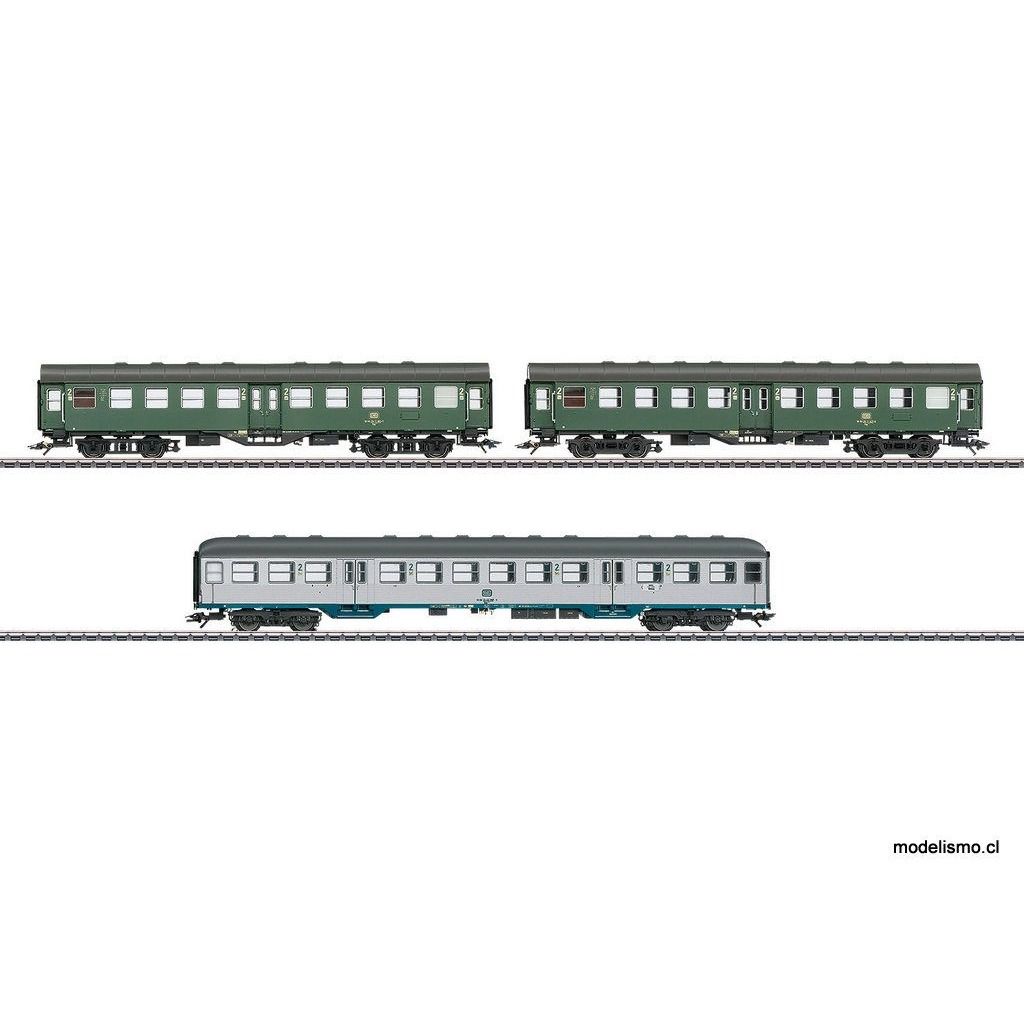 Märklin 41322 Byg 514, Bnb 719 Set de coches de tren rápido - usado Märklin 41322 Byg 514, Bnb 719 Set de coches de tren rápido - usado