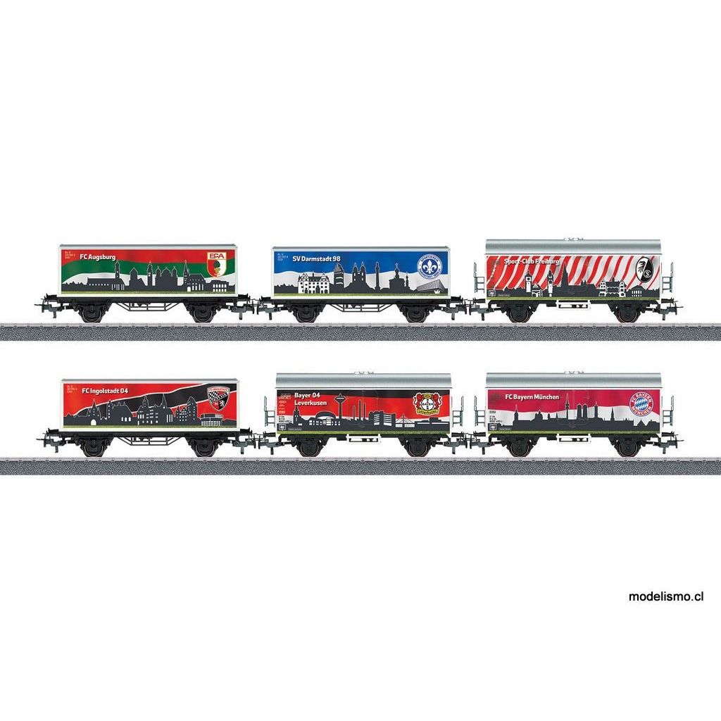Märklin 44812 Set de vagones "Bundesliga", set 1 - usado Märklin 44812 Set de vagones "Bundesliga", set 1 - usado