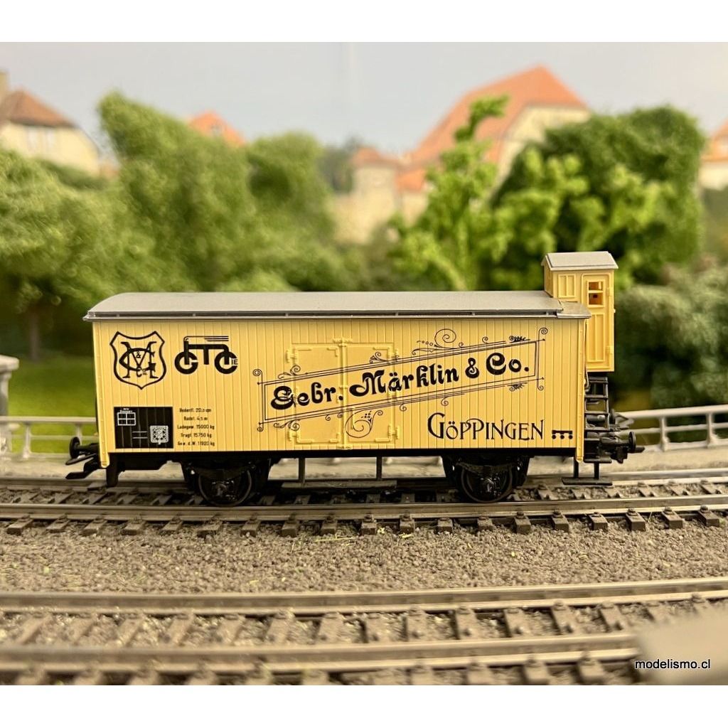 Märklin 94420 Coche especial del IMA 2013 de Göppingen. Lata. G10 - usado Märklin 94420 Coche especial del IMA 2013 de Göppingen. Lata. G10 - usado