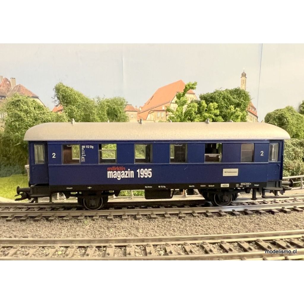 Märklin 84235 Revista azul de turismos de segunda clase, 1995 - usado