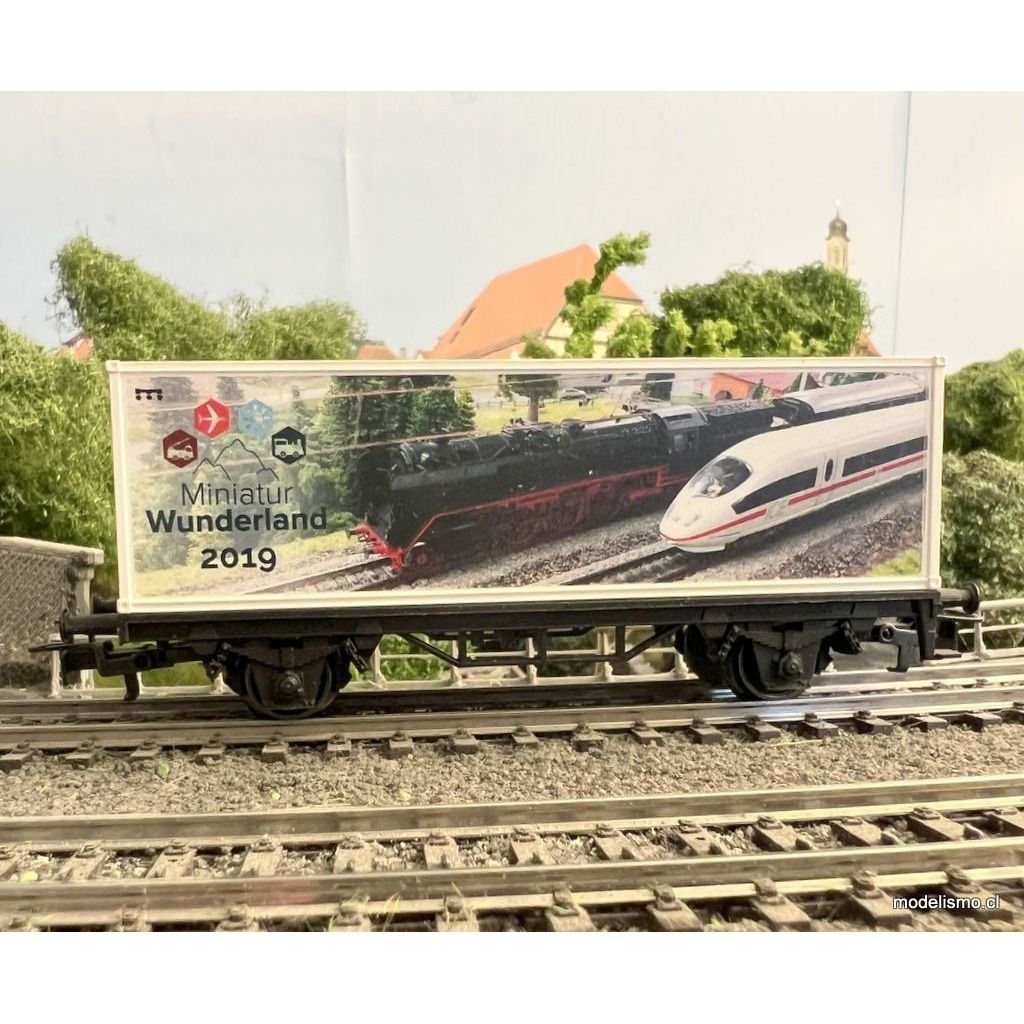 Märklin 94521 Vagón portacontenedores de Miniatur Wunderland Hamburg 2019 - usado