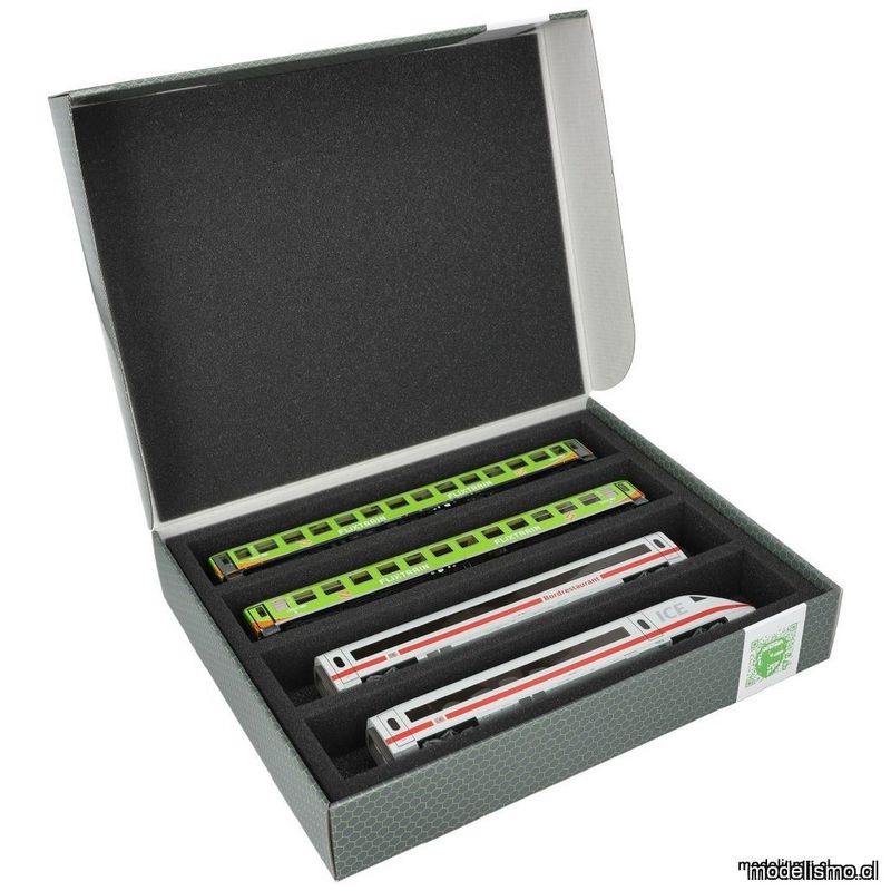 Feldherr FSLB055-4 Caja de almacenamiento para locomotoras, vagones y vehículos de modelismo ferroviario - 4 ranuras para escala H0 horizontal Feldherr FSLB055-4 Caja de almacenamiento para locomotoras, vagones y vehículos de modelismo ferroviario - 4 ranuras para escala H0 horizontal