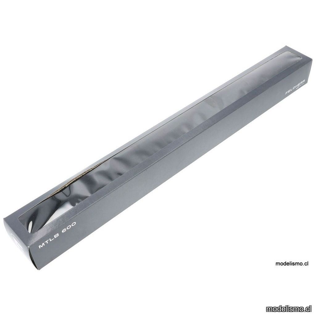 Feldherr MTLB600 Caja de almacenamiento abierta, 590 x 60 x 50 mm, para maquetas de ferrocarriles, locomotoras y vehículos en H0 Feldherr MTLB600 Caja de almacenamiento abierta, 590 x 60 x 50 mm, para maquetas de ferrocarriles, locomotoras y vehículos en H0
