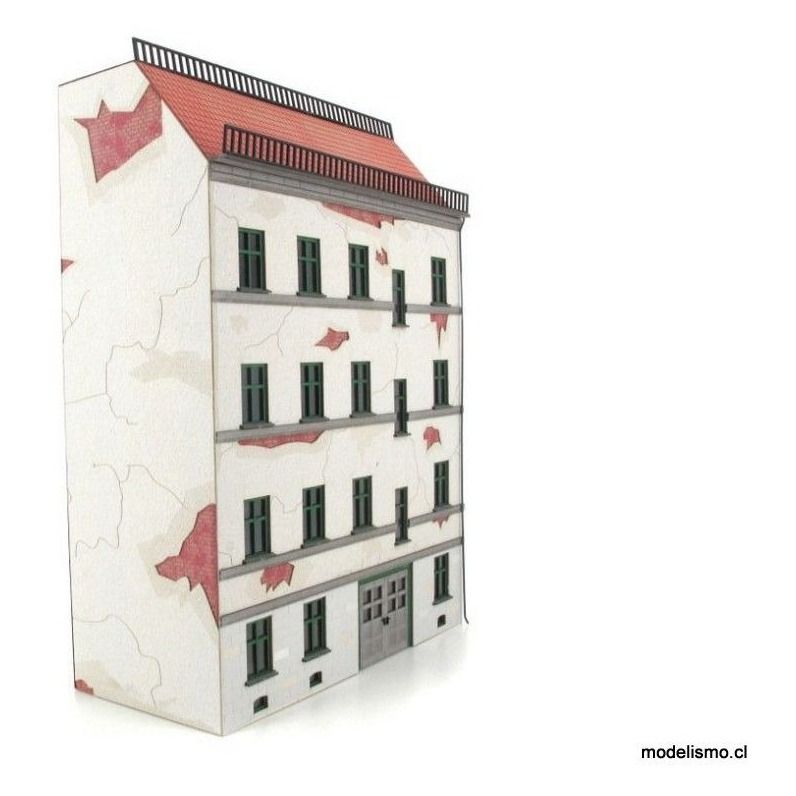 Modellbahn Union MU-H0-H00211 H0 Medio relieve del edificio trasero de la casa unifamiliar 03 Modellbahn Union MU-H0-H00211 H0 Medio relieve del edificio trasero de la casa unifamiliar 03