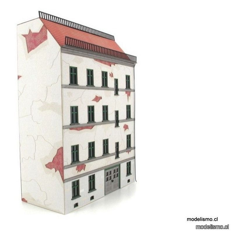 Modellbahn Union MU-H0-H00211 H0 Medio relieve del edificio trasero de la casa unifamiliar 03 Modellbahn Union MU-H0-H00211 H0 Medio relieve del edificio trasero de la casa unifamiliar 03