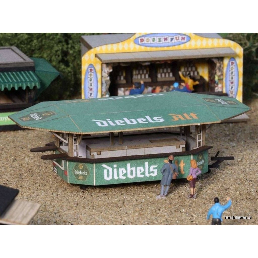 Modellbahn Union MU-H0-L00175 H0 Vagón para servir cerveza Diebels