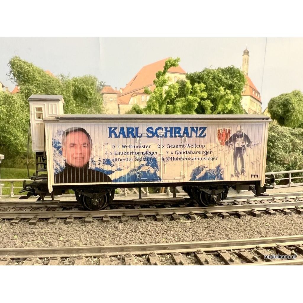 Märklin 4890.066 Vagón de mercancías "Karl Schranz" - usado