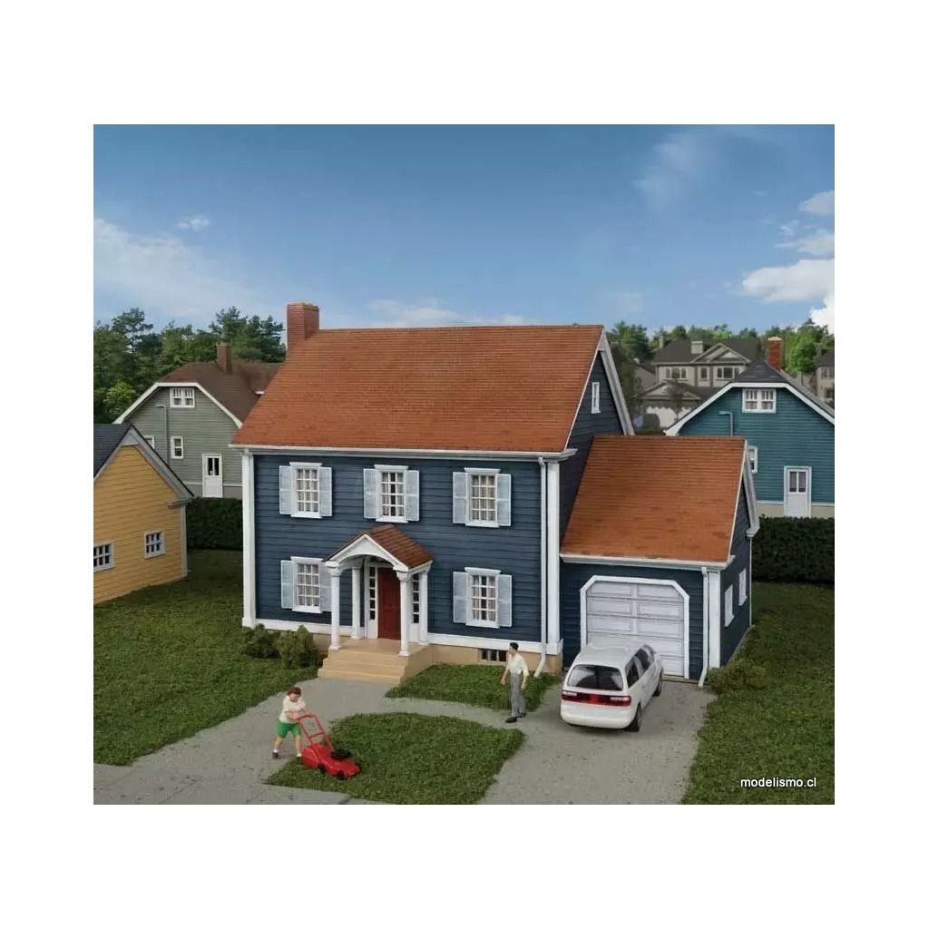 Walthers Cornerstone 933-4153 Colonial House -- Kit - 17.1 x 12.7 x 12cm Walthers Cornerstone 933-4153 Colonial House -- Kit - 17.1 x 12.7 x 12cm