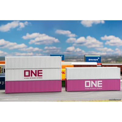 Faller 182152 Contenedor de 40 pies ONE, juego de 5 Faller 182152 Contenedor de 40 pies ONE, juego de 5