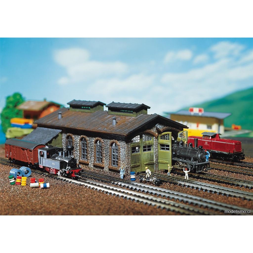 reserva anticipada Faller 222116 N cobertizo de locomotoras