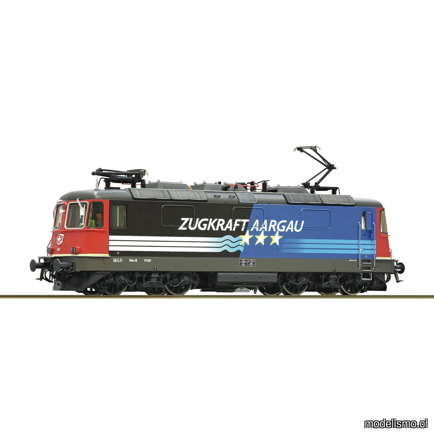 pre orderen Roco 7500123 Electric locomotive Re 4/4 II 11181 "Zugkraft Aargau", SBB pre orderen Roco 7500123 Electric locomotive Re 4/4 II 11181 "Zugkraft Aargau", SBB