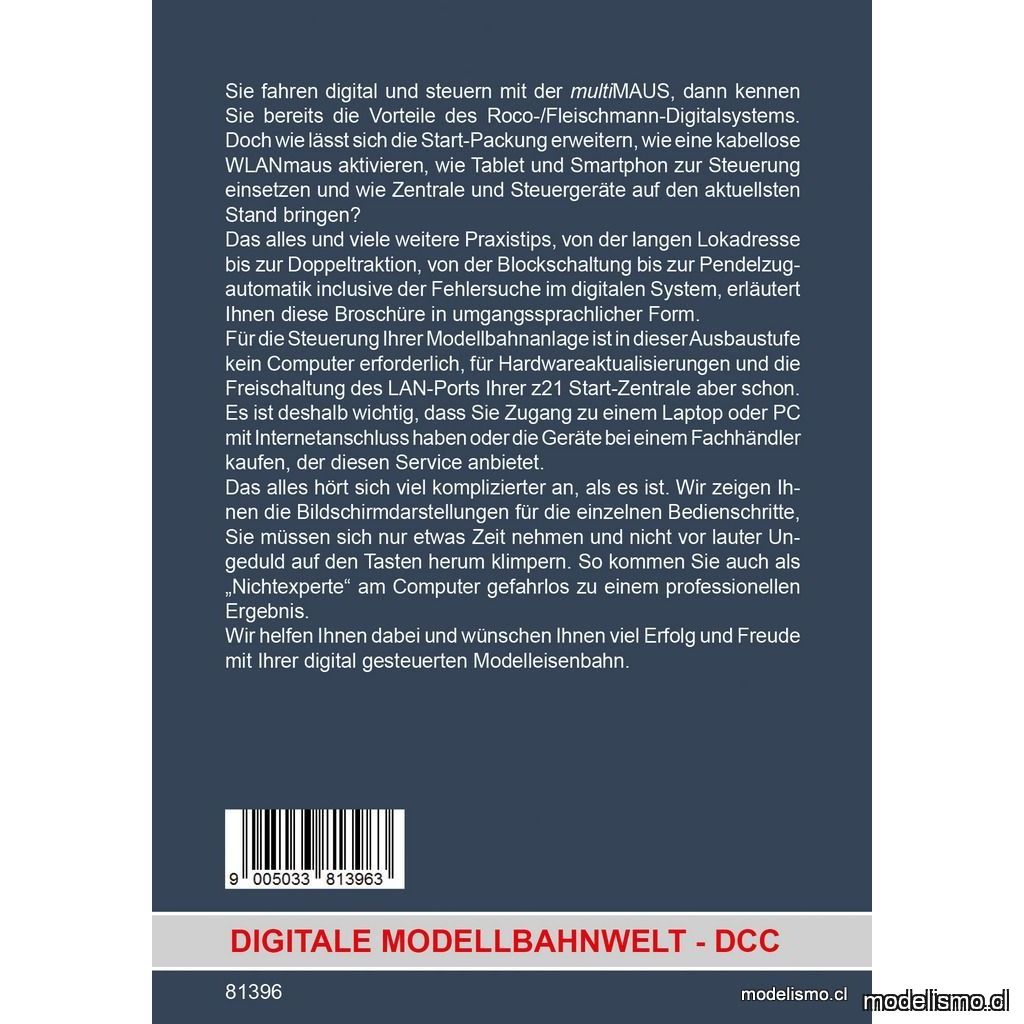 Roco 81396 Manual: Modelismo ferroviario digital para principiantes, volumen 2