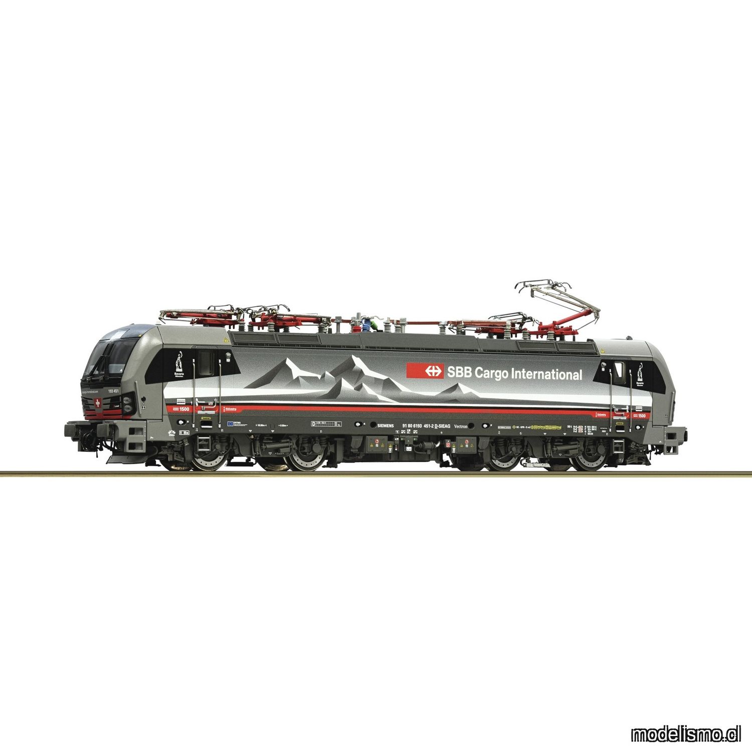 pre orderen Roco 7510107 Electric locomotive 193 451-2 “Alppiercer 3”, SBB Cargo International, con sonido pre orderen Roco 7510107 Electric locomotive 193 451-2 “Alppiercer 3”, SBB Cargo International, con sonido