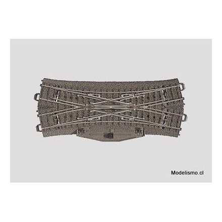 Märklin 24624 Travesía de unión doble usado Märklin 24624 Travesía de unión doble usado
