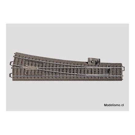 Märklin 24712 Desvío esbelto a la derecha usado Märklin 24712 Desvío esbelto a la derecha usado