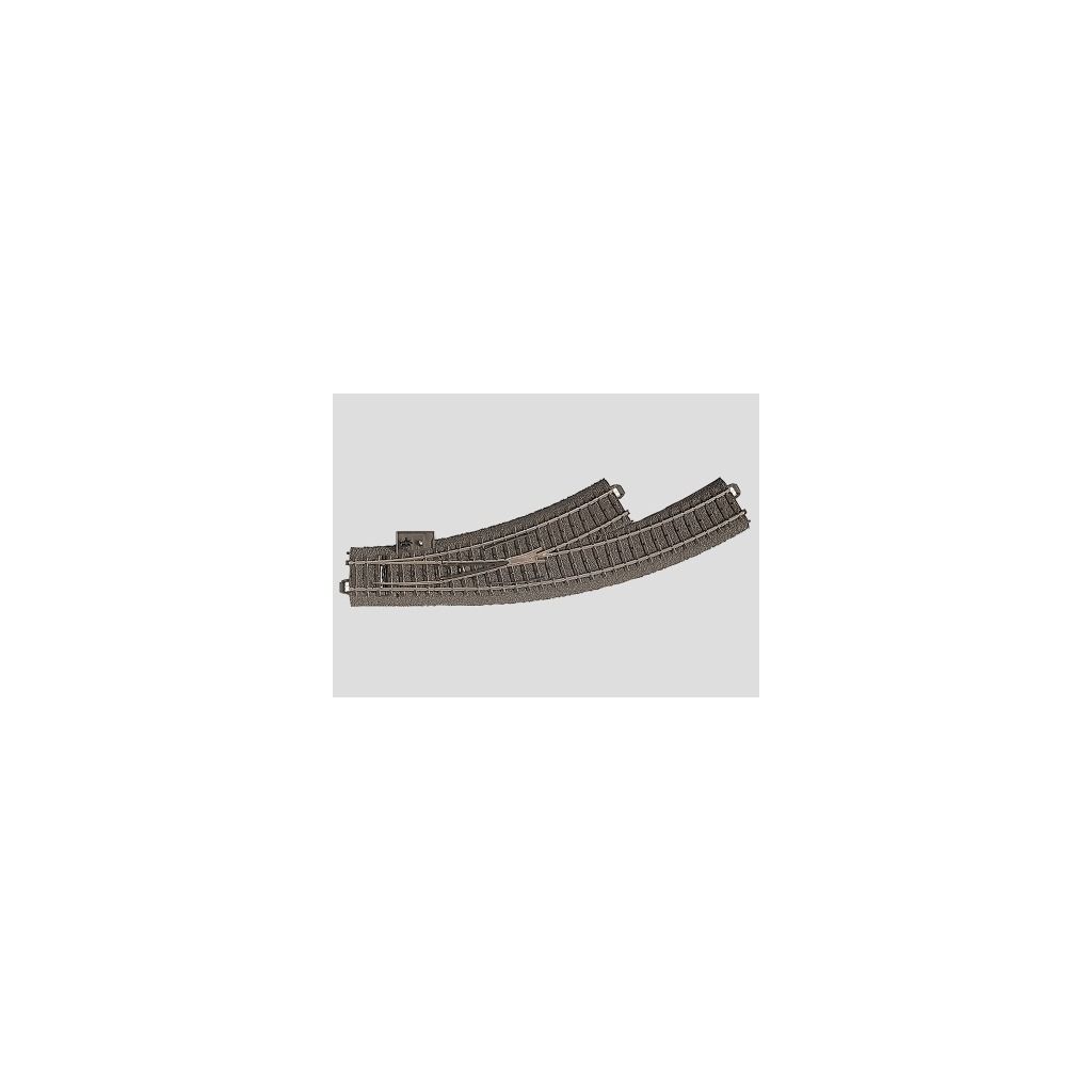 Märklin 24671 C-Pista Desvío curvo a la izquierda usado