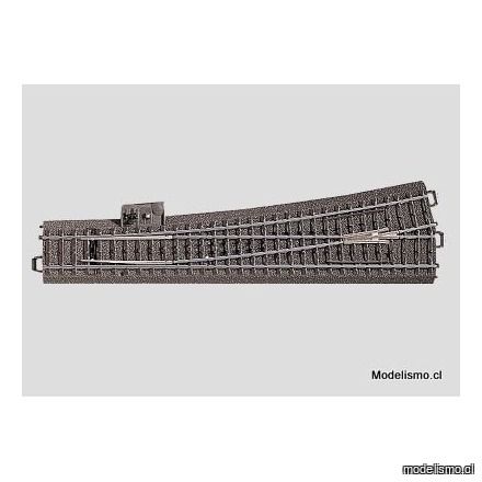 KL Märklin 24711 Desvío esbelto a la izquierda usado KL Märklin 24711 Desvío esbelto a la izquierda usado