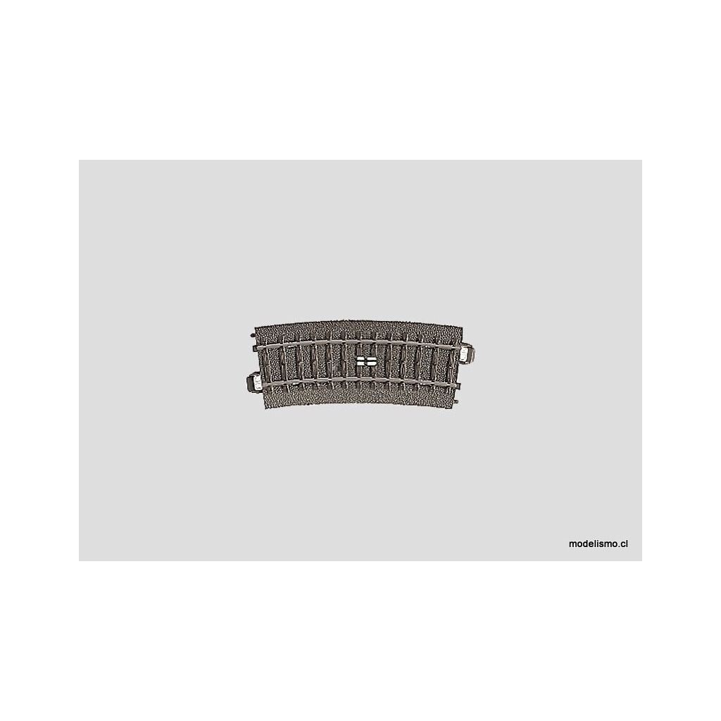Märklin 24194 vía de conmutación curva 360 mm / 15° usado