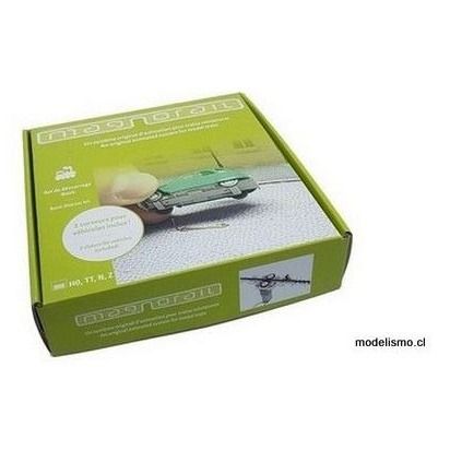 magnorail LS-1: Kit básico de iniciación + 2 guías para vehículos HO, TT y N