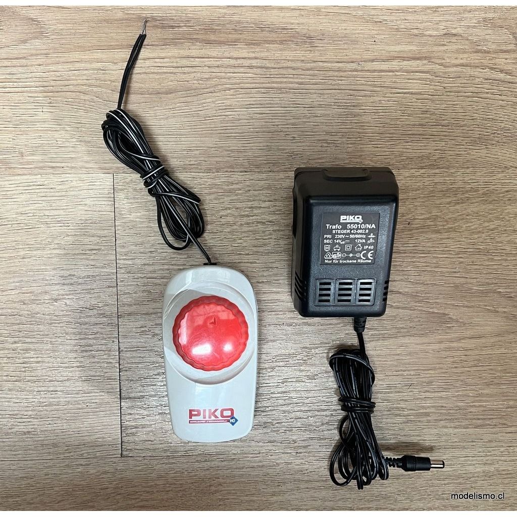 Piko 55003+55010 Controlador de velocidad analógico de CC con fuente de alimentación - usado Piko 55003+55010 Controlador de velocidad analógico de CC con fuente de alimentación - usado