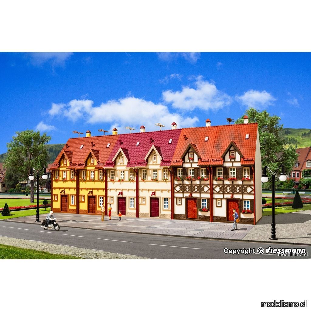 Vollmer 43843 Casa adosada, color beige